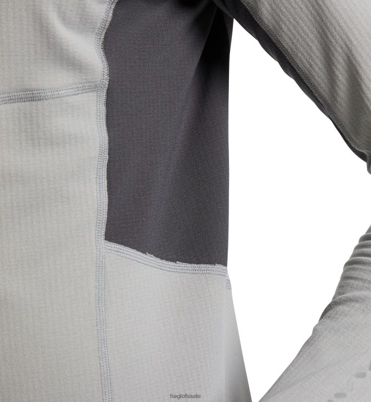 Concrete/Magnetite Men Haglofs L.I.M Mid Comp Hood Tops ZXT0L230