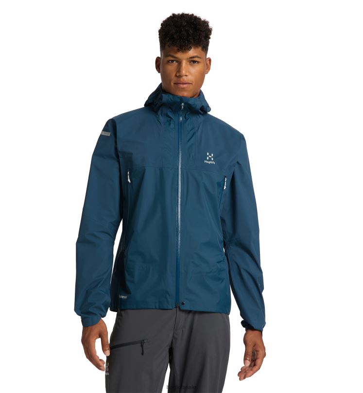 Dark Ocean Men Haglofs L.I.M GTX Active Jacket Tops ZXT0L211