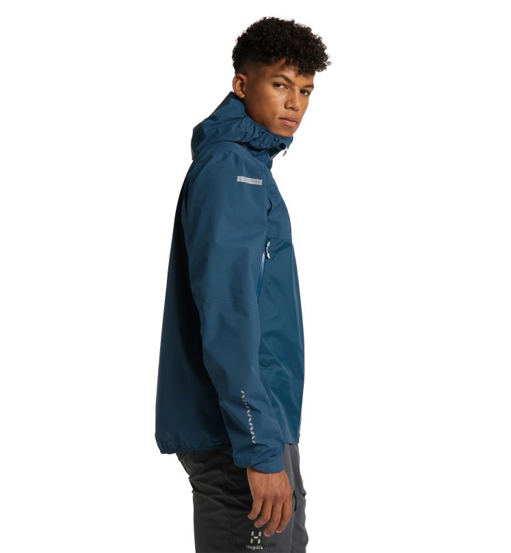 Dark Ocean Men Haglofs L.I.M GTX Active Jacket Tops ZXT0L211