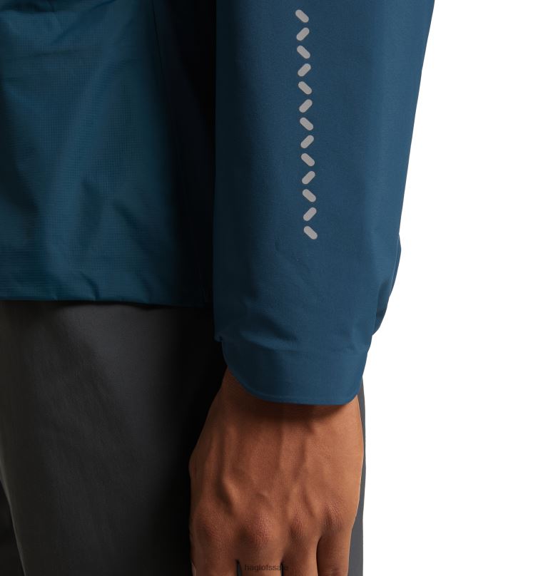 Dark Ocean Men Haglofs L.I.M GTX Active Jacket Tops ZXT0L211