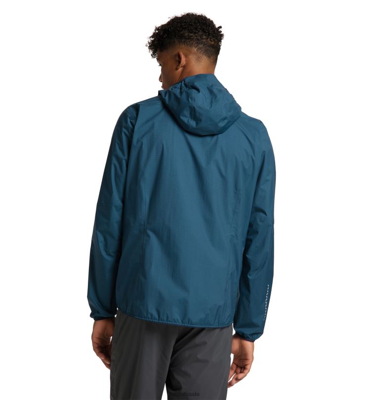 Dark Ocean Men Haglofs L.I.M Proof Jacket Tops ZXT0L228