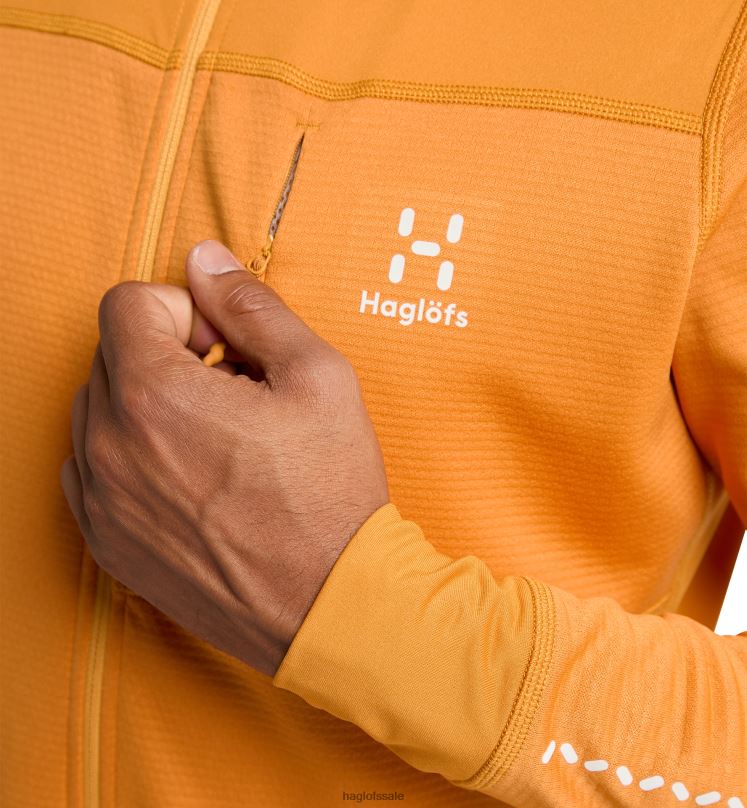 Desert Yellow Men Haglofs L.I.M Mid Multi Hood Tops ZXT0L78