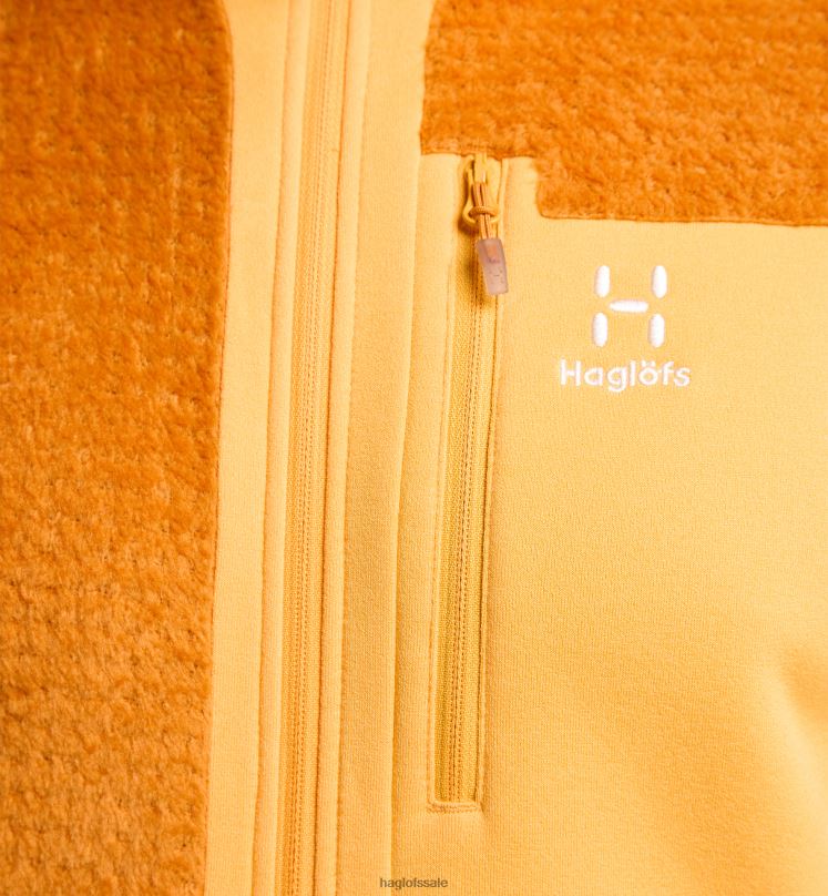 Desert Yellow/Sunny Yellow Men Haglofs ROC Spitz Mid Hood Tops ZXT0L96