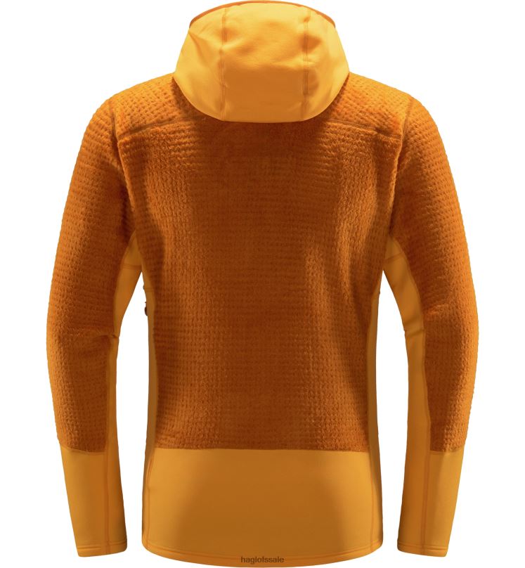 Desert Yellow/Sunny Yellow Men Haglofs ROC Spitz Mid Hood Tops ZXT0L96