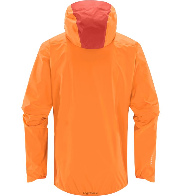 Flame Orange/Habanero Men Haglofs L.I.M GTX Active Jacket Tops ZXT0L54