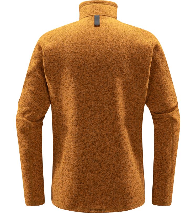 Golden Brown Men Haglofs Risberg 1/2 Zip Tops ZXT0L49