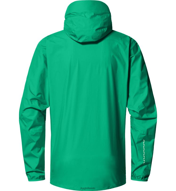 Jelly Green Men Haglofs L.I.M GTX II Jacket Tops ZXT0L148