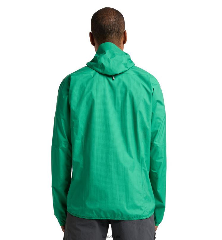 Jelly Green Men Haglofs L.I.M Proof Jacket Tops ZXT0L161