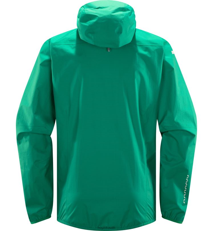 Jelly Green Men Haglofs L.I.M Proof Jacket Tops ZXT0L161