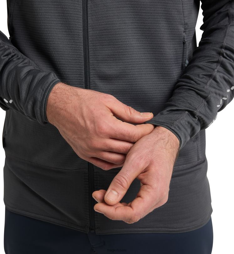 Magnetite Men Haglofs L.I.M Mid Fast Hood Tops ZXT0L72