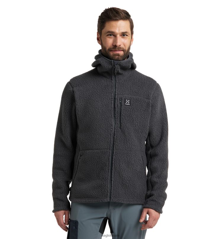 Magnetite Men Haglofs Pile Hood Tops ZXT0L213