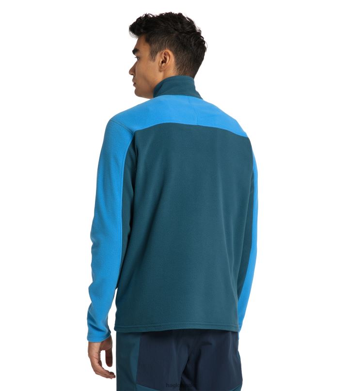 Nordic Blue/Dark Ocean Men Haglofs Buteo Mid Jacket Tops ZXT0L227