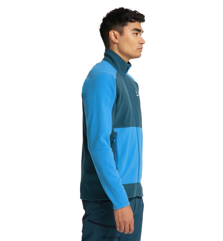 Nordic Blue/Dark Ocean Men Haglofs Buteo Mid Jacket Tops ZXT0L227