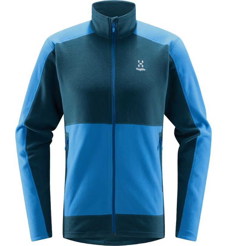 Nordic Blue/Dark Ocean Men Haglofs Buteo Mid Jacket Tops ZXT0L227