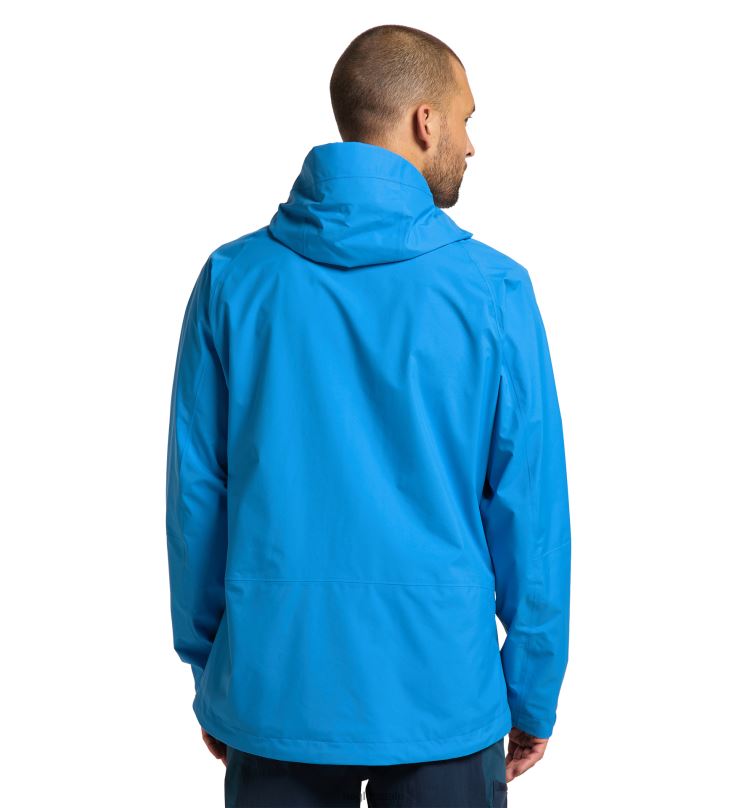 Nordic Blue Men Haglofs Astral GTX Jacket Tops ZXT0L169