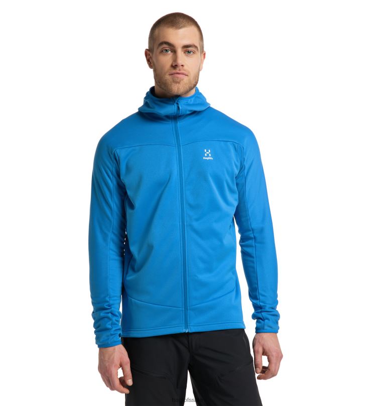 Nordic Blue Men Haglofs Frost Mid Hood Tops ZXT0L16