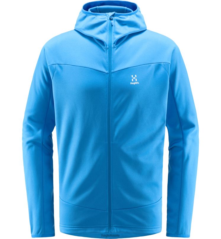 Nordic Blue Men Haglofs Frost Mid Hood Tops ZXT0L16