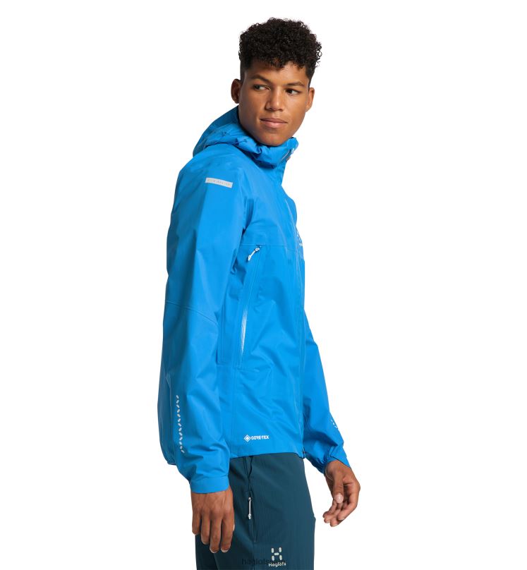 Nordic Blue Men Haglofs L.I.M GTX Active Jacket Tops ZXT0L53