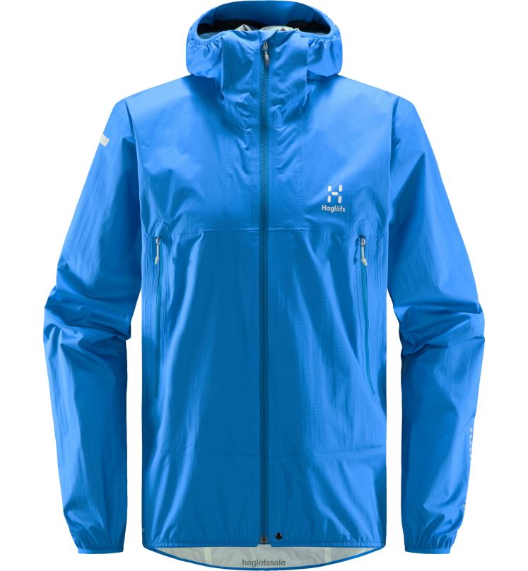 Nordic Blue Men Haglofs L.I.M Proof Jacket Tops ZXT0L58