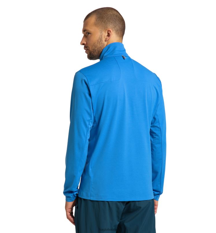 Nordic Blue Men Haglofs L.I.M Strive Mid Top Tops ZXT0L67