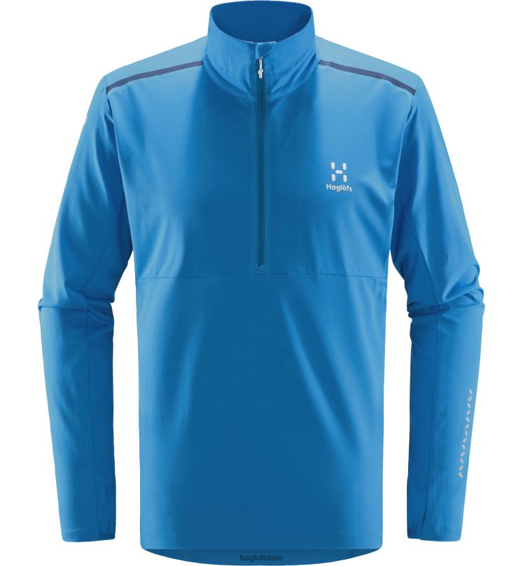 Nordic Blue Men Haglofs L.I.M Strive Mid Top Tops ZXT0L67