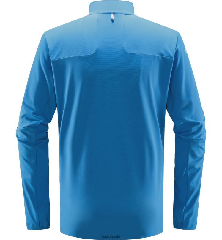 Nordic Blue Men Haglofs L.I.M Strive Mid Top Tops ZXT0L67