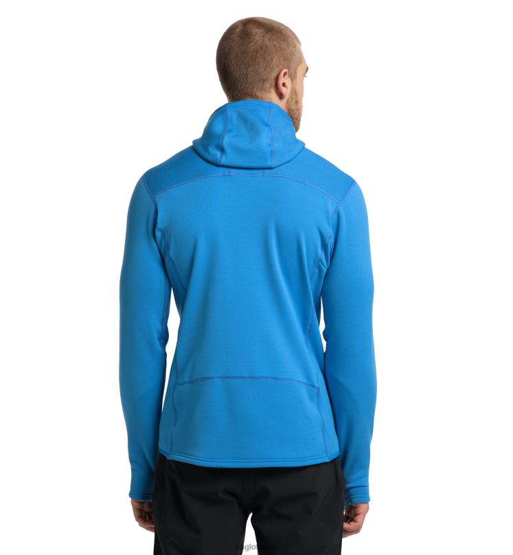 Nordic Blue Men Haglofs Roc Nordic Mid Hood Tops ZXT0L199