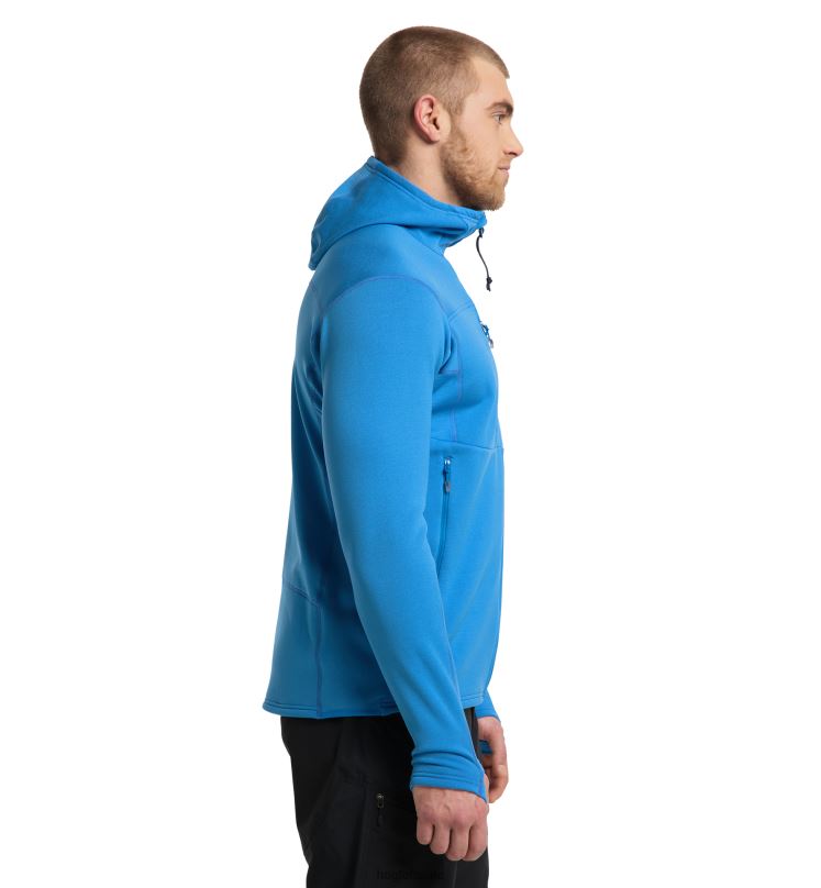 Nordic Blue Men Haglofs Roc Nordic Mid Hood Tops ZXT0L199