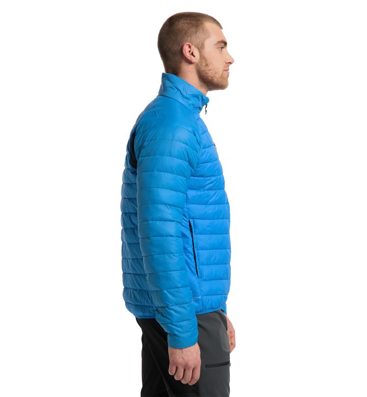 Nordic Blue Men Haglofs Spire Mimic Jacket Tops ZXT0L150