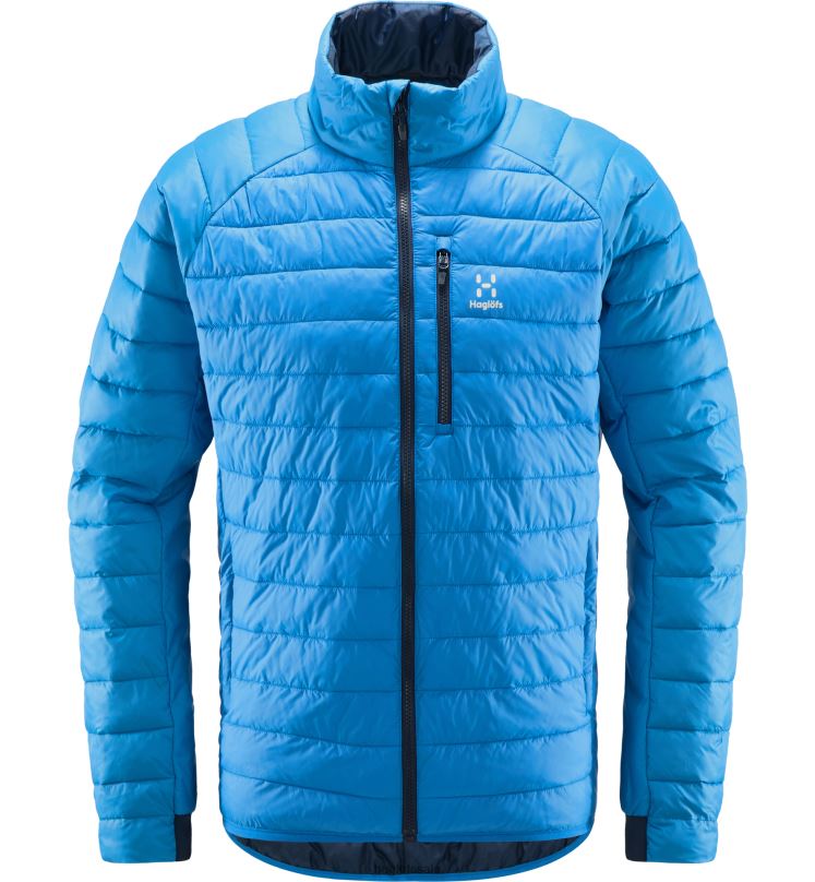 Nordic Blue Men Haglofs Spire Mimic Jacket Tops ZXT0L150