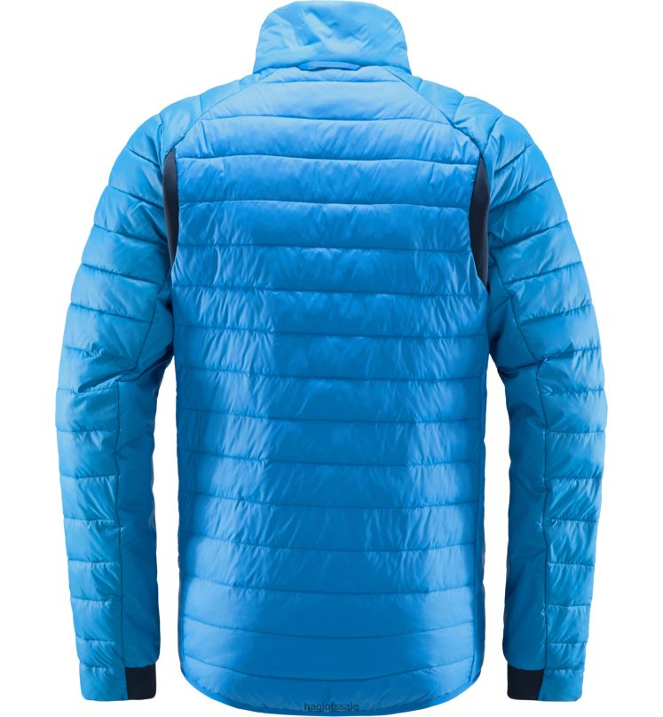 Nordic Blue Men Haglofs Spire Mimic Jacket Tops ZXT0L150