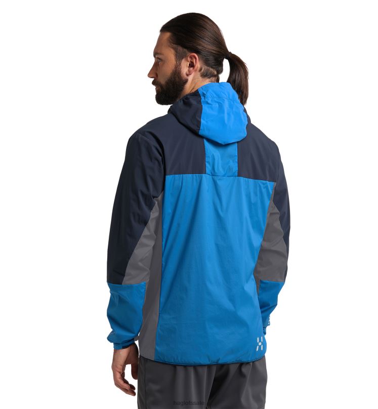 Nordic Blue/Tarn Blue Men Haglofs L.I.M Alpha Hood Tops ZXT0L70