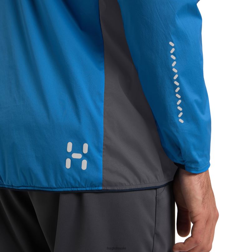 Nordic Blue/Tarn Blue Men Haglofs L.I.M Alpha Hood Tops ZXT0L70