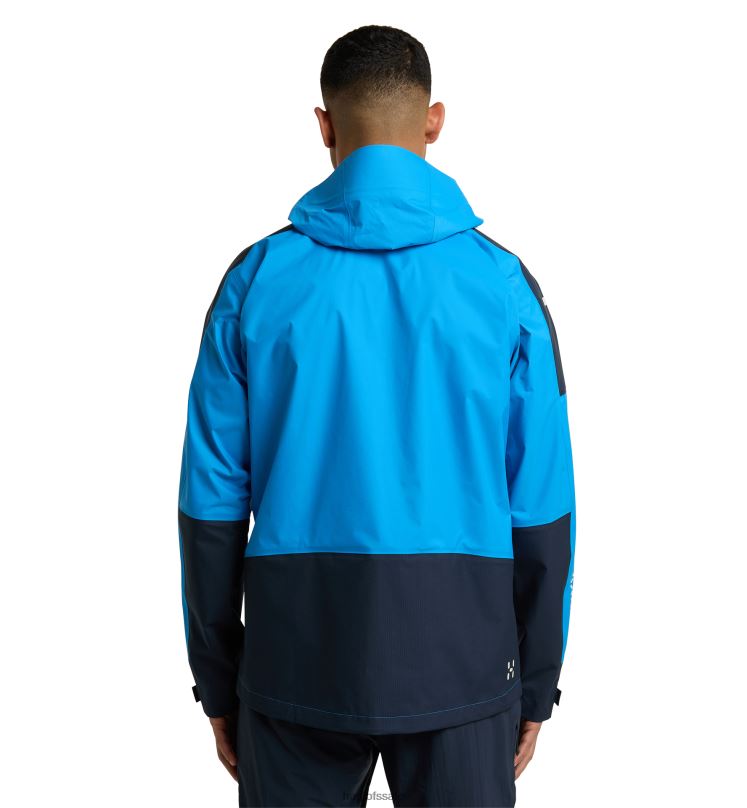 Nordic Blue/Tarn Blue Men Haglofs L.I.M Rugged GTX Jacket Tops ZXT0L129