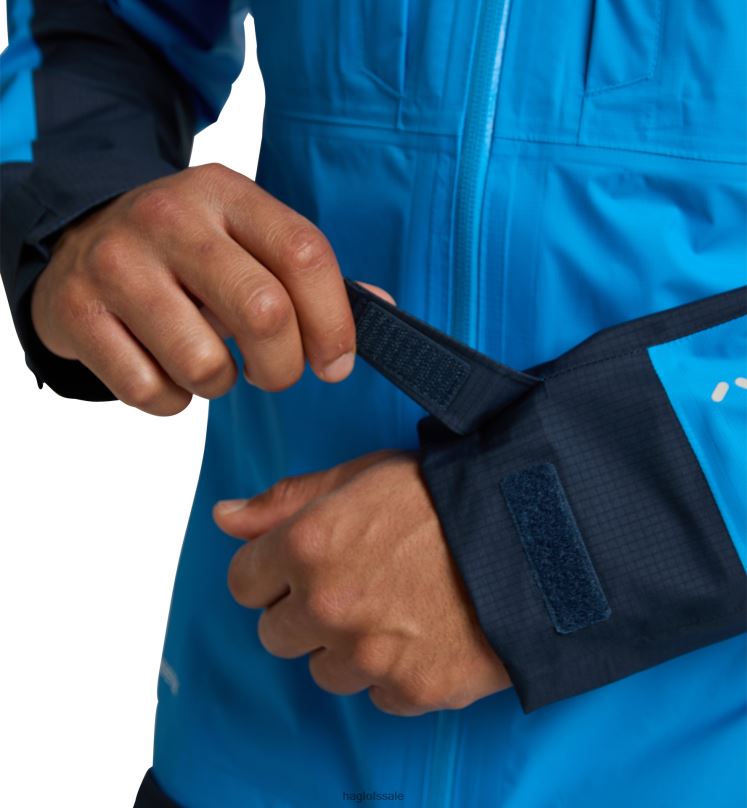 Nordic Blue/Tarn Blue Men Haglofs L.I.M Rugged GTX Jacket Tops ZXT0L129