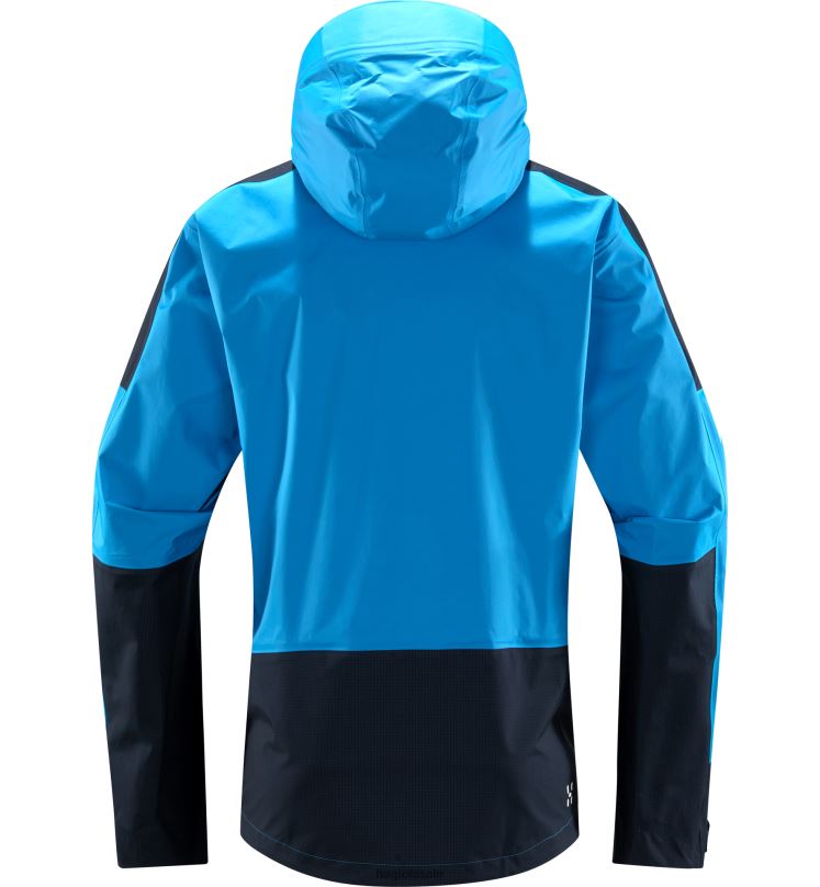 Nordic Blue/Tarn Blue Men Haglofs L.I.M Rugged GTX Jacket Tops ZXT0L129