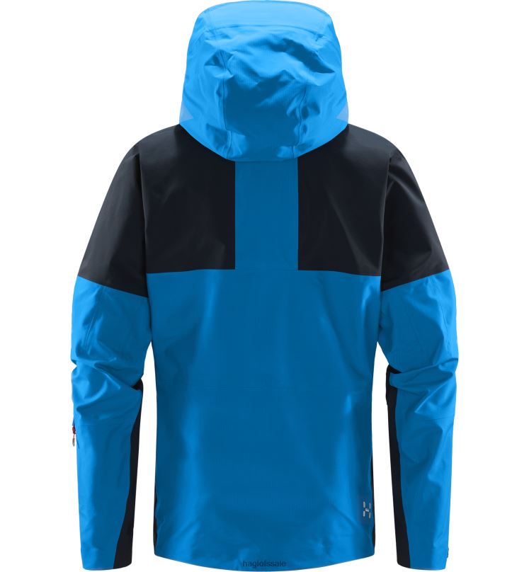 Nordic Blue/Tarn Blue Men Haglofs Spitz GTX Pro Jacket Tops ZXT0L82