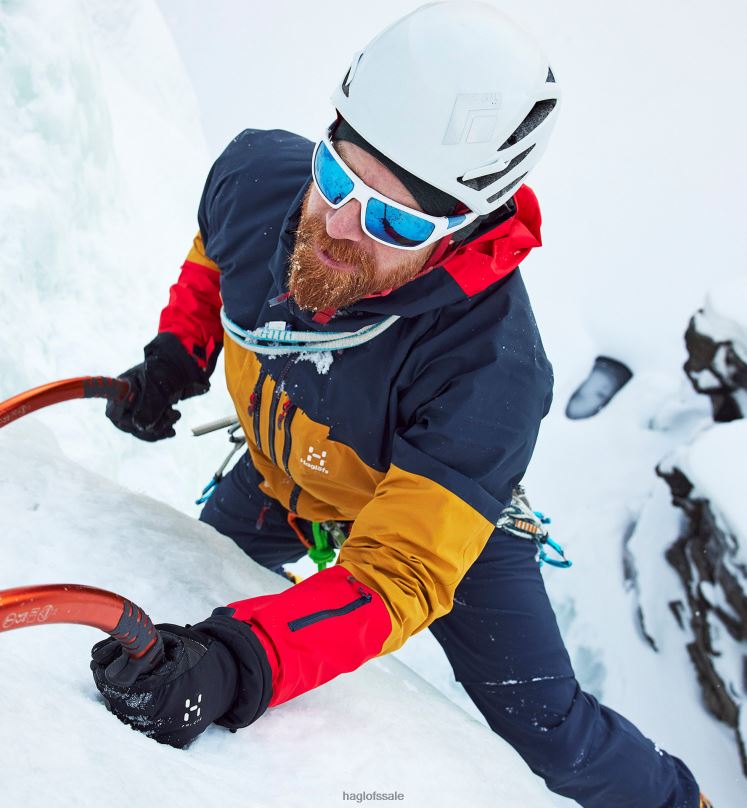 Nordic Blue/Tarn Blue Men Haglofs Spitz GTX Pro Jacket Tops ZXT0L82