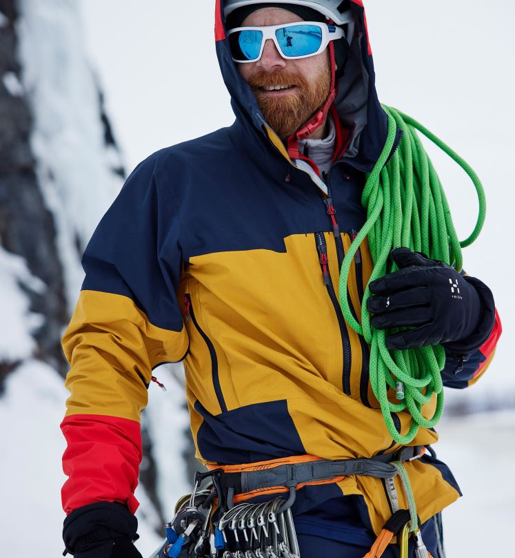 Nordic Blue/Tarn Blue Men Haglofs Spitz GTX Pro Jacket Tops ZXT0L82