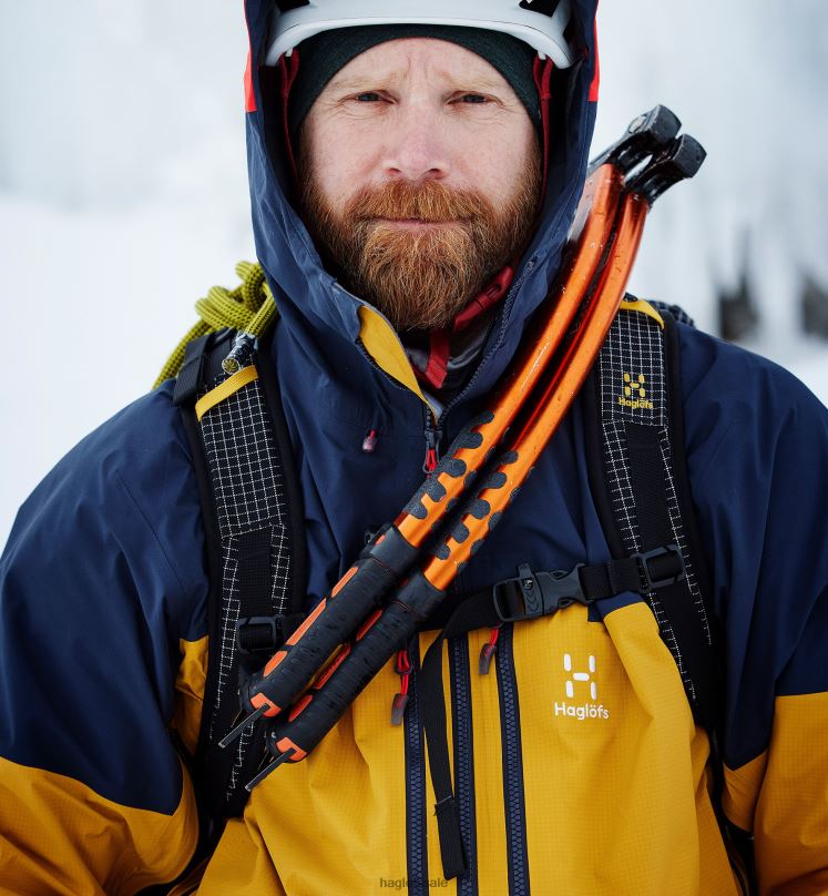 Nordic Blue/Tarn Blue Men Haglofs Spitz GTX Pro Jacket Tops ZXT0L82