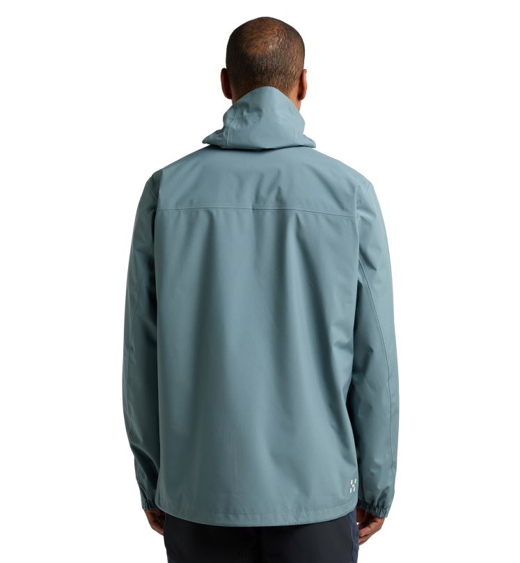 Steel Blue Men Haglofs Korp Proof Jacket Tops ZXT0L115