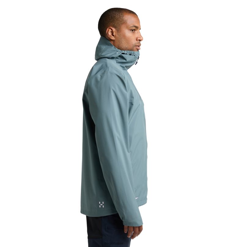 Steel Blue Men Haglofs Korp Proof Jacket Tops ZXT0L115