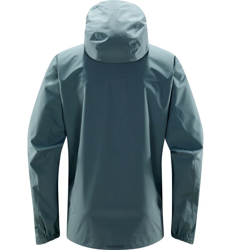 Steel Blue Men Haglofs Korp Proof Jacket Tops ZXT0L115