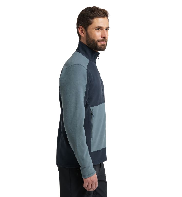 Steel Blue/Tarn Blue Men Haglofs Buteo Mid Jacket Tops ZXT0L206