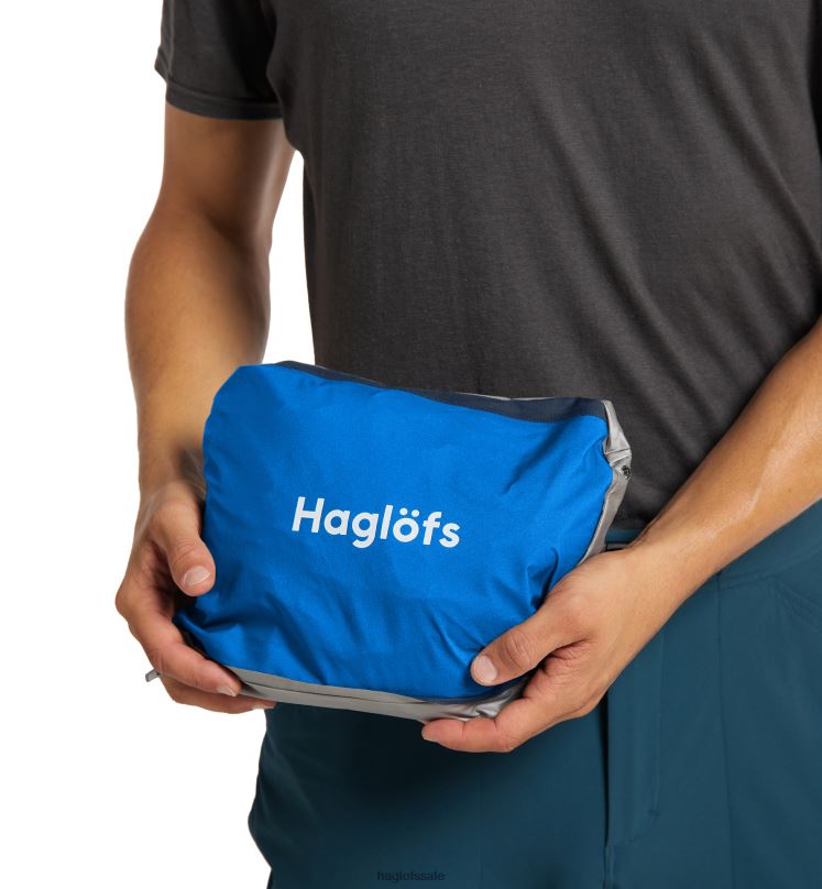 Storm Blue/Tarn Blue Men Haglofs Roc Sheer GTX Jacket Tops ZXT0L11