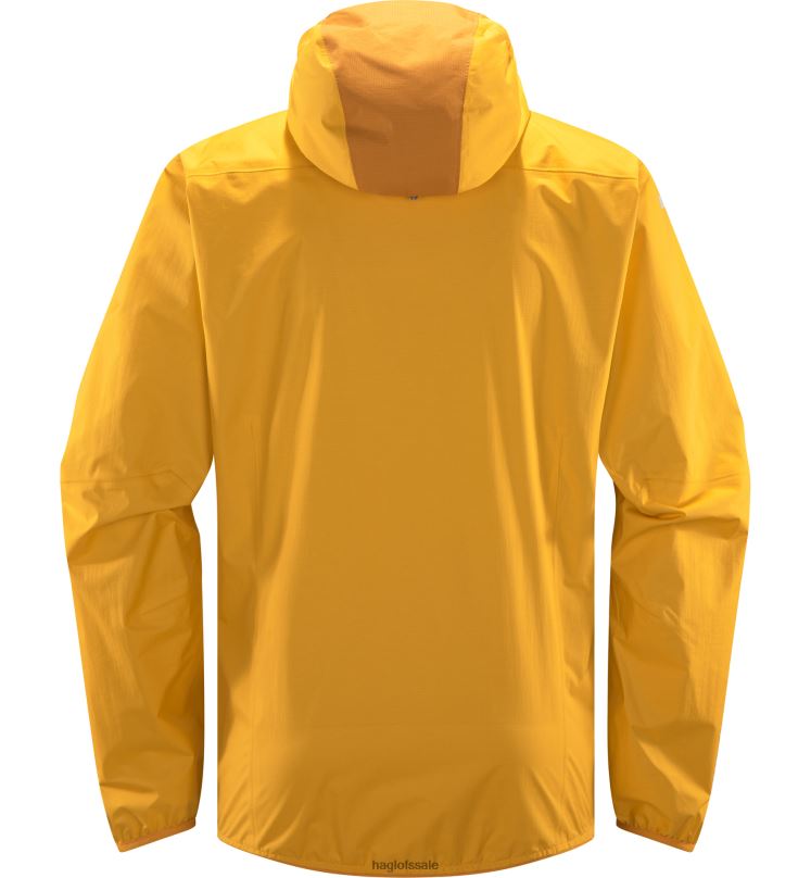 Sunny Yellow/Desert Yellow Men Haglofs L.I.M Proof Jacket Tops ZXT0L61
