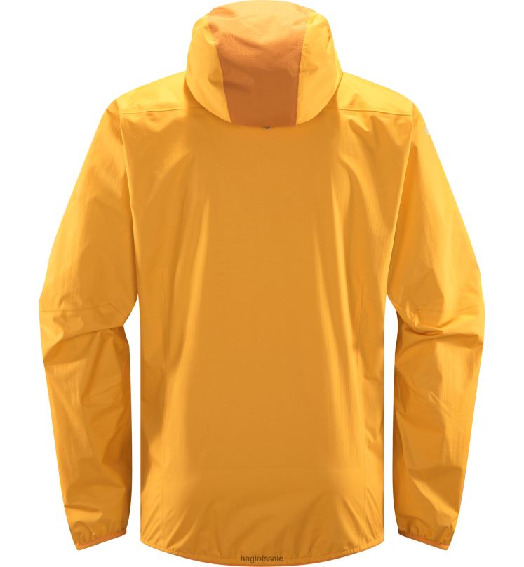 Sunny Yellow/Desert Yellow Men Haglofs L.I.M Proof Jacket Tops ZXT0L61