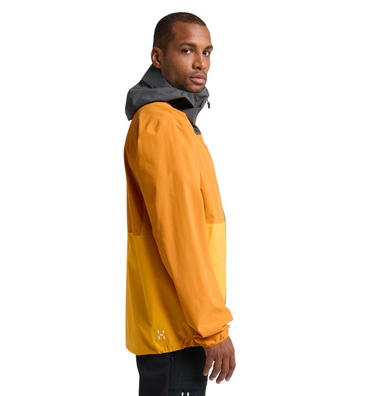 Sunny Yellow/Desert Yellow Men Haglofs Sparv Proof Jacket Tops ZXT0L114