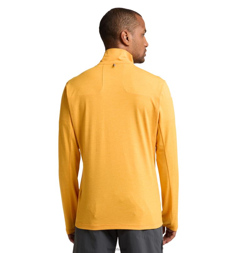 Sunny Yellow Men Haglofs L.I.M Strive Mid Jacket Tops ZXT0L186