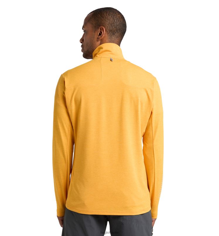 Sunny Yellow Men Haglofs L.I.M Strive Mid Top Tops ZXT0L68